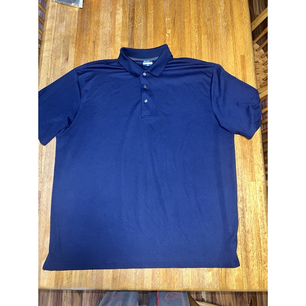 Ben Hogan Men's Size 3XL Performance Short Sleeve Navy Golf Polo Shirt Polyester